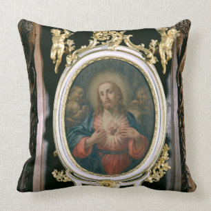 Das heilige Herz von Christus, vom Boarding Scho Kissen