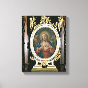 Das heilige Herz von Christus, vom Boarding Scho Leinwanddruck