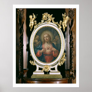 Das heilige Herz von Christus, vom Boarding Scho Poster