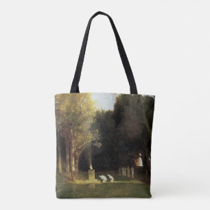 Das heilige Holz von Arnold Bocklin, Vintage Kunst Tasche