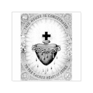 Das heiligste Herz Jesu Christi Permastempel