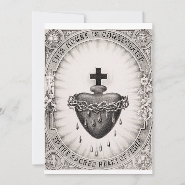 Das heiligste Herz Jesu Christi Save The Date (Vorderseite)