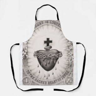 Das heiligste Herz Jesu Christi Schürze