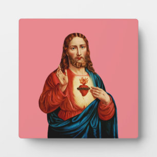 Das Heiligste Herz Jesu Fotoplatte