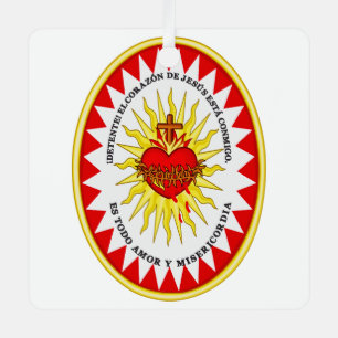 Das heiligste Herz Jesu Ornament Aus Metall