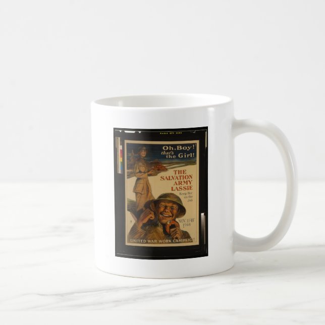 Das Heilsarmee-Mädchen Kaffeetasse (Rechts)