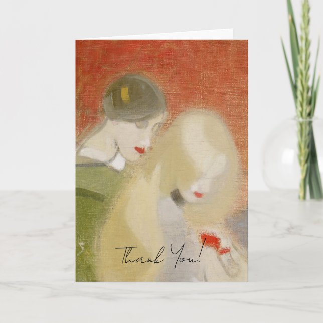 Das Heirloom der Familie, Helene Schjerfbeck Dankeskarte (Vorderseite)