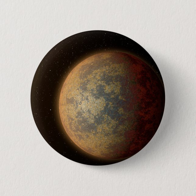 Das heiße Rocky Exoplanet hatte 219134 B. Button (Vorderseite)
