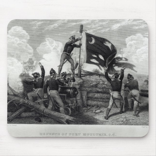 Das Heldentum von Sergeant-William-Jaspis Mousepad (Vorne)