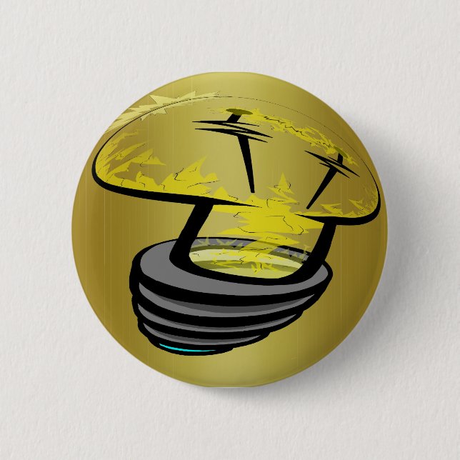 Das helle Cap golden Button (Vorderseite)