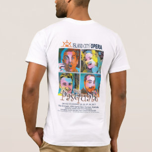 Das helle T-Shirt Männer Insel-Stadt-Opern-Dons