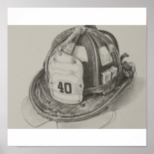 DAS HELMAT DES FEUERWEHRMANNES POSTER