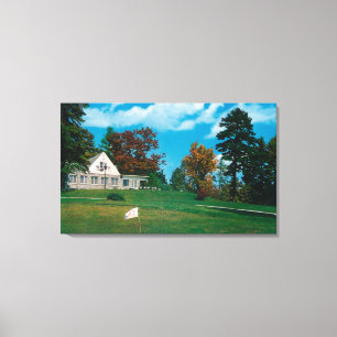 Das Hendersonville Countryklub-Haus Leinwanddruck