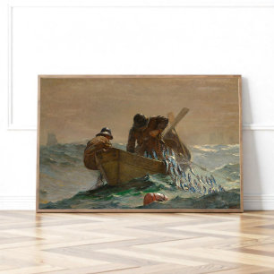 Das Hering-Netz, Winslow Homer Poster