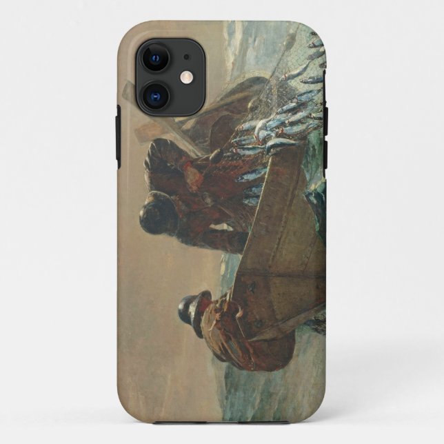 Das Heringnetz, 1885 (Öl auf Leinwand) Case-Mate iPhone Hülle (Rückseite)