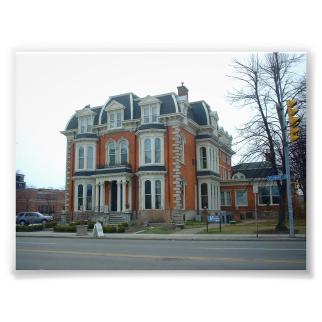 Das Herrenhaus an der Avenue Delaware in Buffalo N Fotodruck (Vorne)