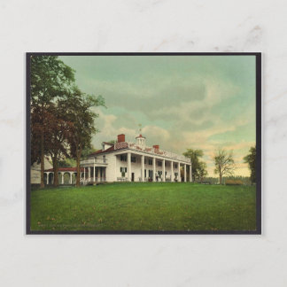 Das Herrenhaus, der Berg Vernon selten Fotochrom Postkarte