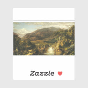 Das Herz der Anden von Frederic Edwin Church Aufkleber
