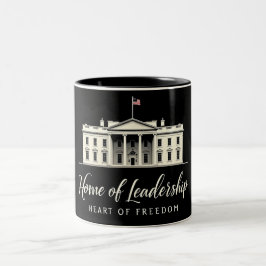 Das Herz der Freiheit Zweifarbige Tasse