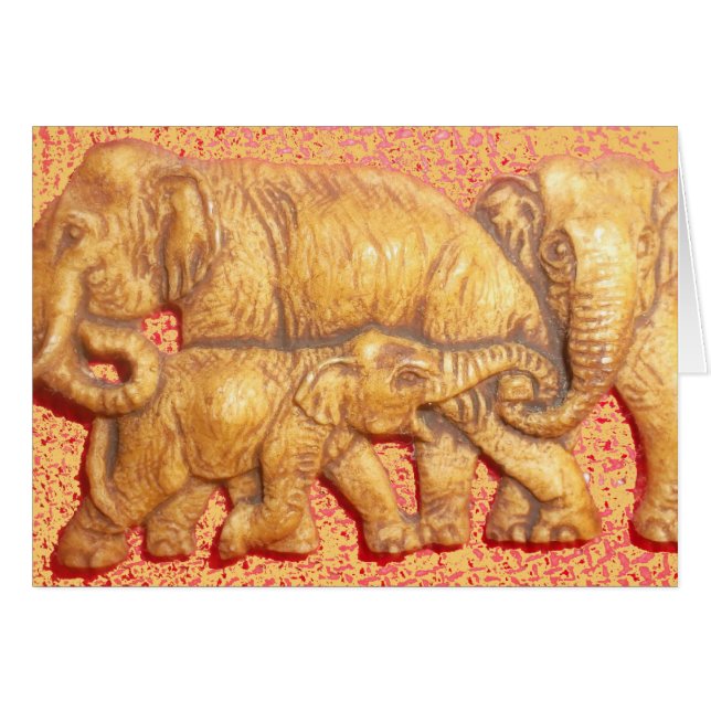 Das Herz der Herde: Elefantenportrait (Vorderseite (Horizontal))