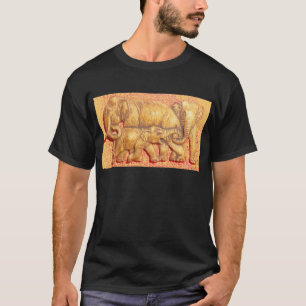 Das Herz der Herde: Elefantenportrait T-Shirt