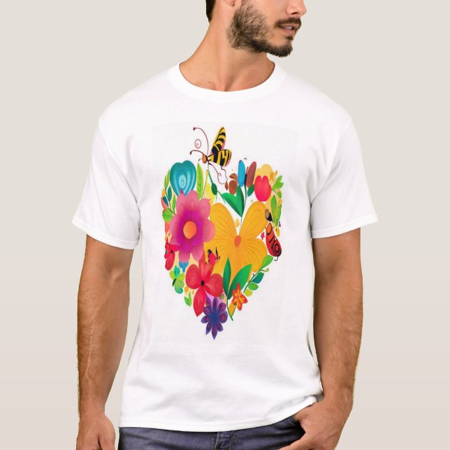 Das Herz der Liebe T - Shirt (Vorderseite)