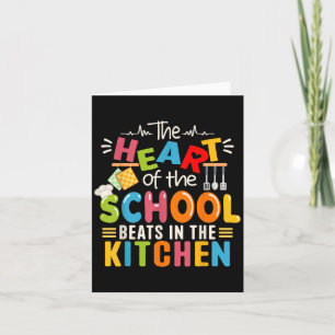 Das Herz der Schule schlägt beim Mittagessen Karte