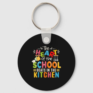 Das Herz der Schule schlägt beim Mittagessen Schlüsselanhänger