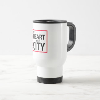 Das Herz der Stadtreise/Tasse des Pendelverkehrs Reisebecher