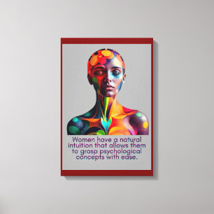 Das Herz der Weiblichkeit Leinwanddruck