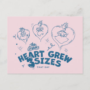 Das Herz des Brustkorbs wuchs um drei Größen Postkarte
