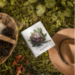 Das Herz des Gartens: Artichoke in Wasserfarbe Planer