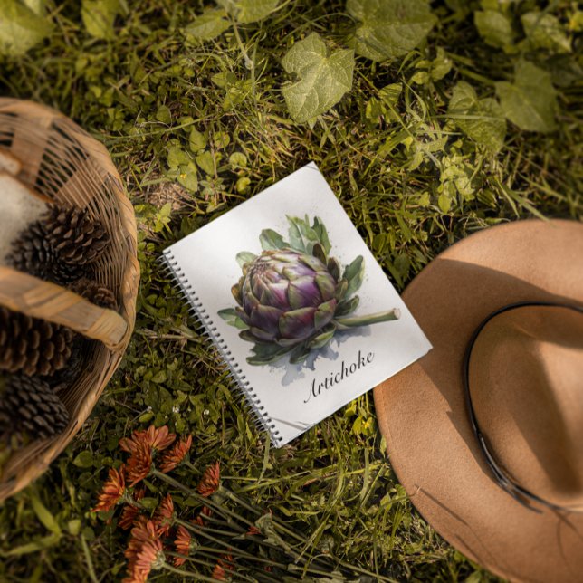 Das Herz des Gartens: Artichoke in Wasserfarbe Planer (Von Creator hochgeladen)