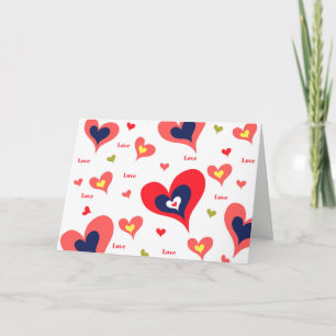 Das Herz des Heiligen Valentins Feiertagskarte