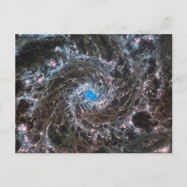 Das Herz des Messiers 74 Postkarte (Vorderseite)