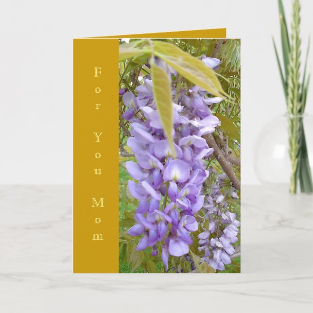 "das Herz einer Mutter" Karte (Vorderseite)