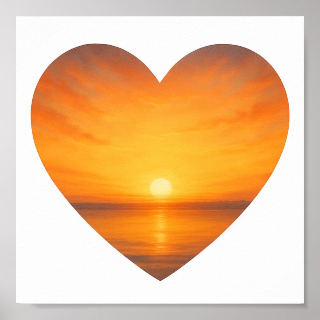 Das Herz mit Licht füllen Poster (Vorne)