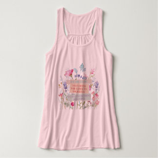 Das Herz öffnet die Tore, der Blumengarten Tank Top