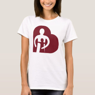 Das Herz-T-Shirt der Frauen (white) T-Shirt