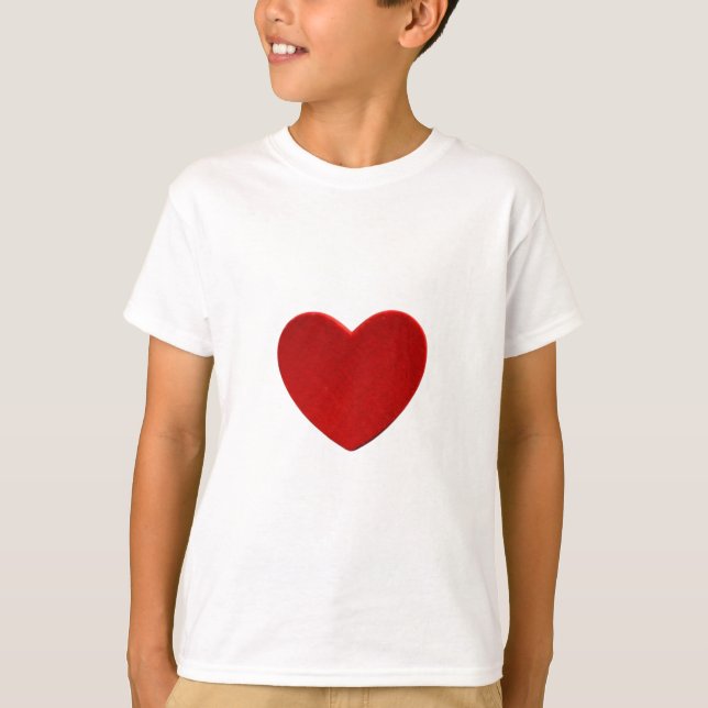Das Herz-T-Shirt für den T - Shirt von Kindern (Vorderseite)