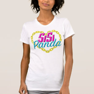 Das Herz-und die Ketten-T - Shirt der