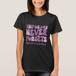Das Herz vergisst nie Demenz Heimers Bewusstsein T-Shirt