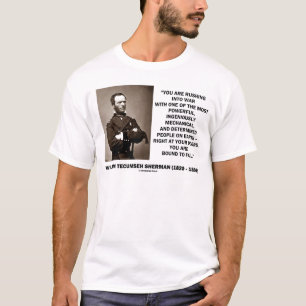 Das Hetzen in Krieg werden gesprungen, um T-Shirt