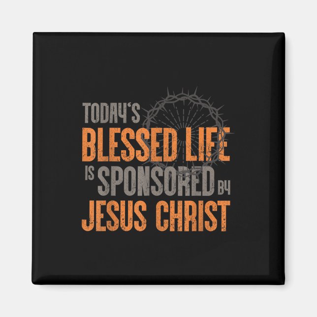Das heutige gesegnete Leben wird von Jesus Christu Magnet (Vorne)