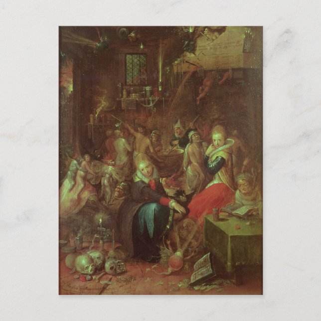 Das Hexenbad von 1606 Postkarte (Vorderseite)