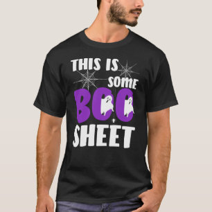Das hier ist ein Boo Sheet Funny Halloween Ghost T-Shirt