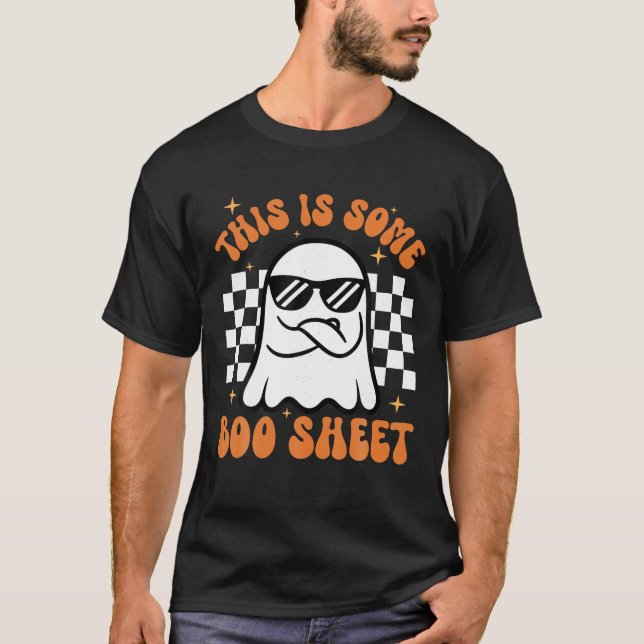 Das hier ist ein paar Boo-Sheet-Ghost-Kostüme Männ T-Shirt (Vorderseite)