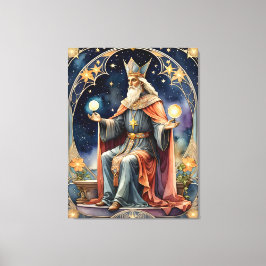 das hierophant Tarot magische Gemälde Leinwanddruck