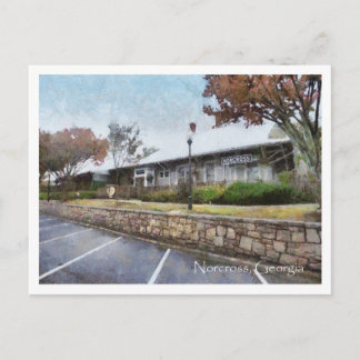 Das historische Café Norcross Postkarte