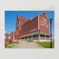 Das historische Getreidesilo von Dawson Creek in A
